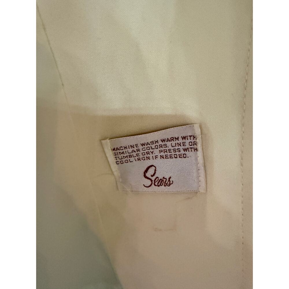 Vintage 1970s Cream Belted Jacket Retro Mod Trench Style Coat - Picture 10 of 10